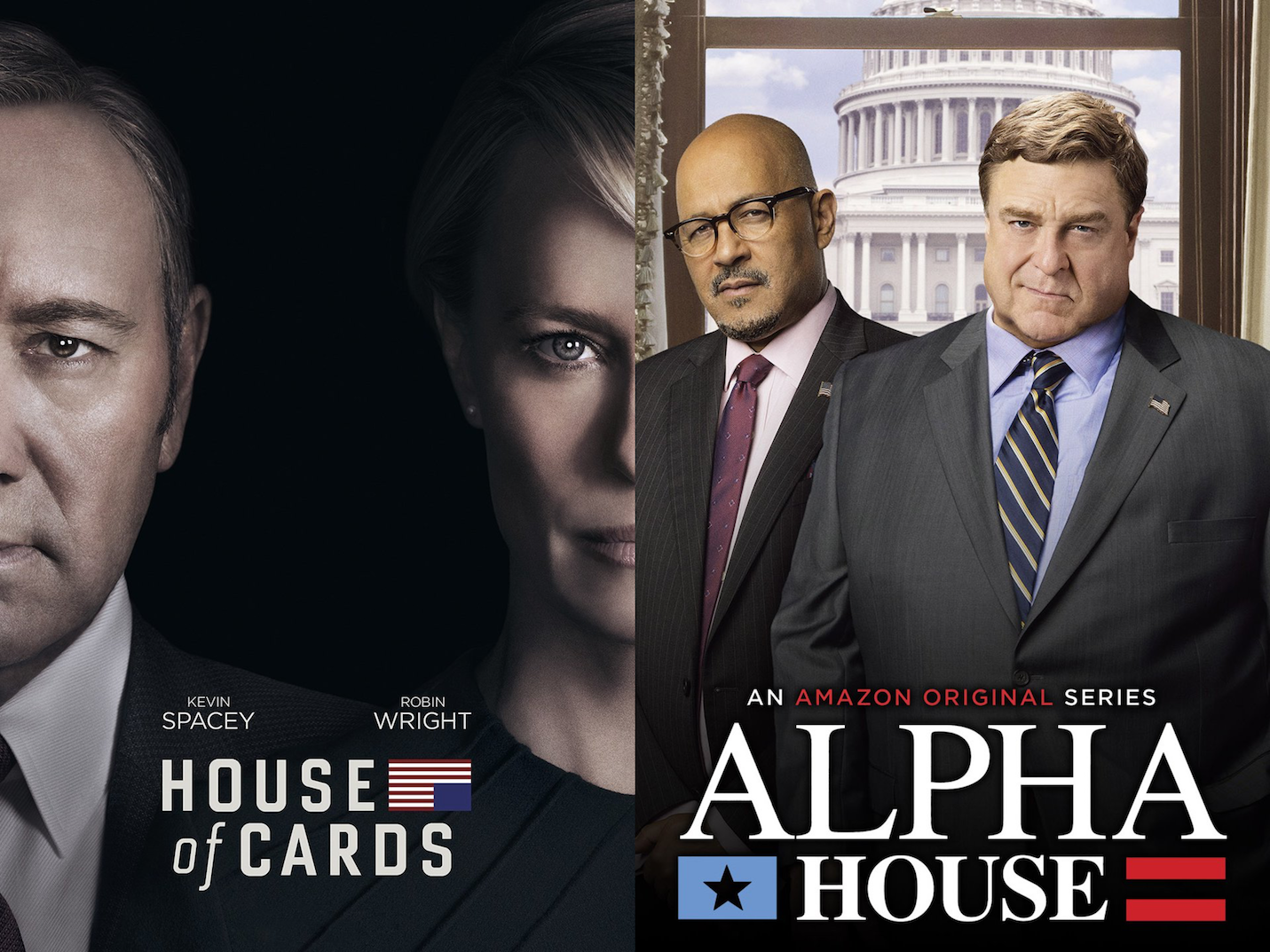 Alpha House and House of Cards