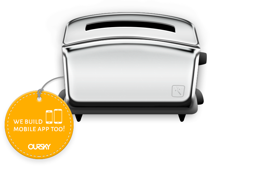 MakeAppIcon Toaster Logo Design Web UI