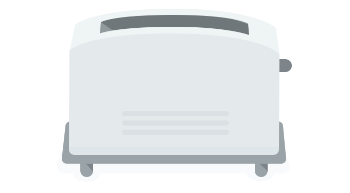 MakeAppIcon Toaster Flat UI Logo